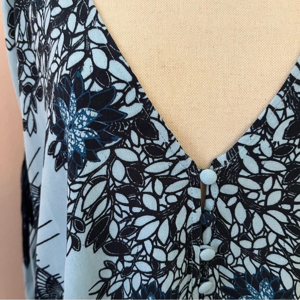 Free People Floral Print Blouse - Picture 8 of 9